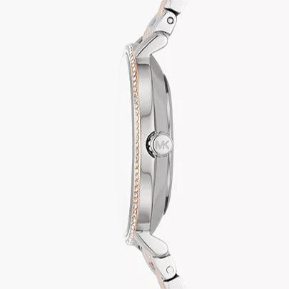  Shop Authentic Michael Kors Pyper Quartz Mother of Pearl White Dial Two Tone Steel Strap Watch For Women - MK1066 - Luxxuri