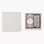  Shop Authentic Michael Kors Pyper Quartz Mother of Pearl White Dial Two Tone Steel Strap Watch For Women - MK1066 - Luxxuri