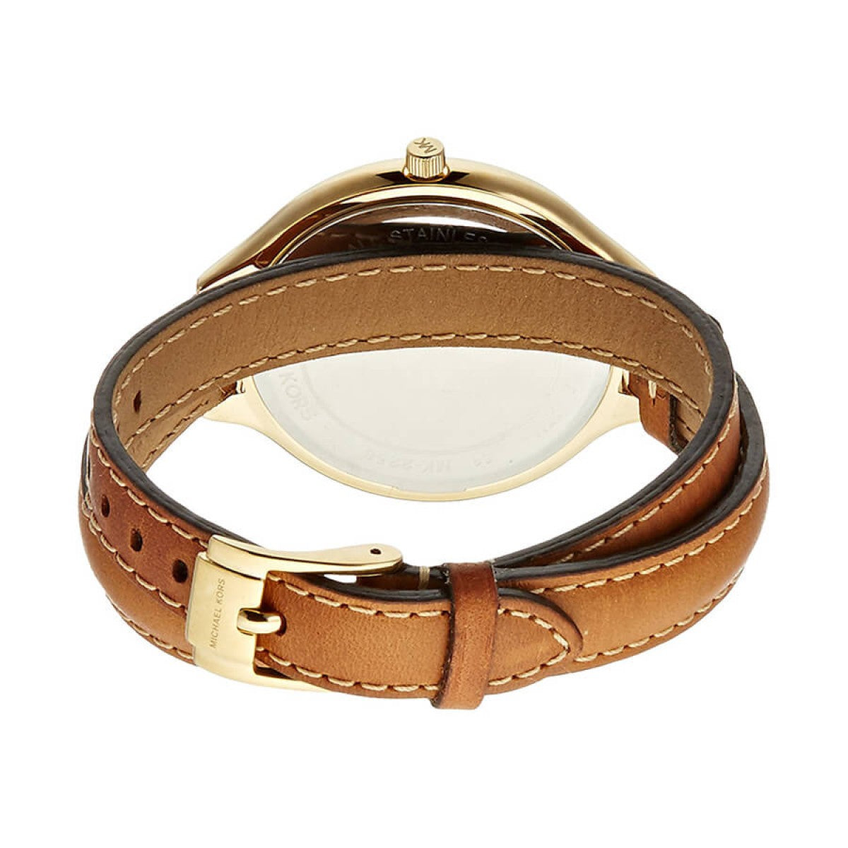  Shop Authentic Michael Kors Runway Gold Dial Brown Leather Strap Watch For Women - MK2256 - Luxxuri