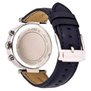  Shop Authentic Michael Kors Parker White Dial Navy Blue Leather Strap Watch for Women - MK2293 - Luxxuri