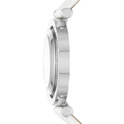  Shop Authentic Michael Kors Averi Silver Dial White Leather Strap Watch for Women - MK2524 - Luxxuri