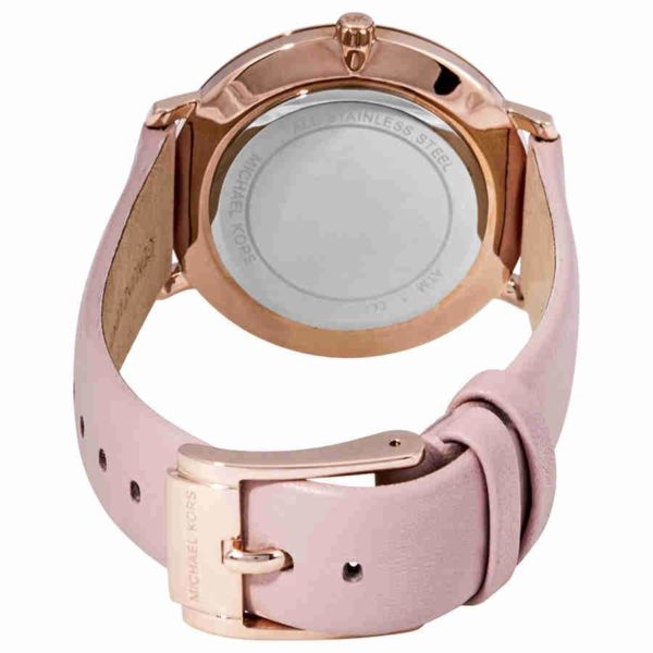  Shop Authentic Michael Kors Pyper Quartz White Dial Pink Leather Strap Watch For Women - MK2741 - Luxxuri