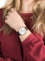  Shop Authentic Michael Kors Pyper Quartz Silver Dial Brown Leather Strap Watch For Women - MK2857 - Luxxuri