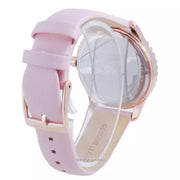  Shop Authentic Michael Kors Layton Three-Hand White Dial Pink Leather Strap Watch for Women - MK2909 - Luxxuri