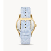  Shop Authentic Michael Kors Tibby Multifunction White Dial Blue Leather Strap Watch For Women - MK2965 - Luxxuri