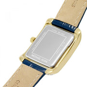  Shop Authentic Michael Kors Emery Quartz Diamond Silver Dial Blue Leather Strap Watch For Women - MK2982 - Luxxuri