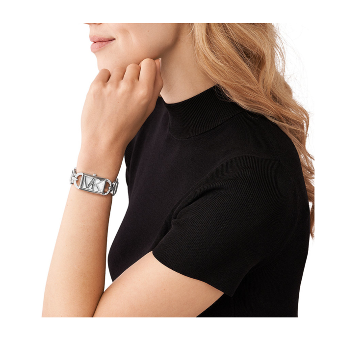  Shop Authentic Michael Kors Empire Three Hand Silver Dial Silver Steel Strap Watch For Women - MK7407 - Luxxuri