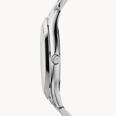  Shop Authentic Michael Kors Slim Runway Silver Dial Silver Stainless Steel Strap Watch for Women - MK3178 - Luxxuri