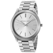  Shop Authentic Michael Kors Slim Runway Silver Dial Silver Stainless Steel Strap Watch for Women - MK3178 - Luxxuri