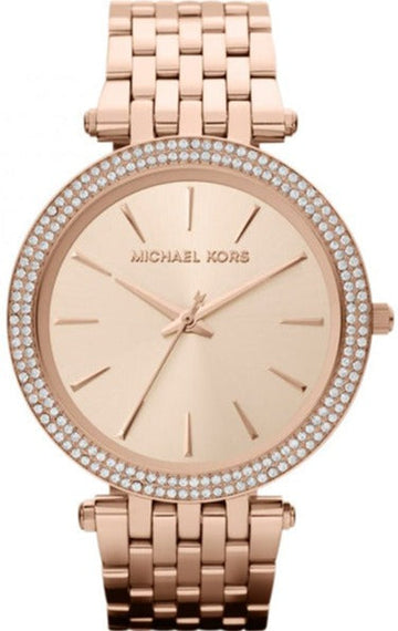  Shop Authentic Michael Kors Darci Rose Gold Dial with Diamonds Rose Gold Stainless Steel Strap Watch for Women - MK3192 - Luxxuri