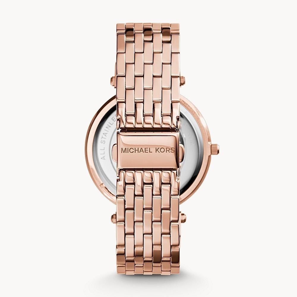  Shop Authentic Michael Kors Darci Rose Gold Dial with Diamonds Rose Gold Stainless Steel Strap Watch for Women - MK3192 - Luxxuri