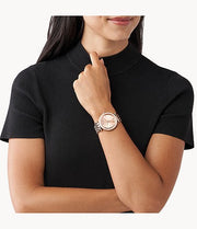  Shop Authentic Michael Kors Darci Rose Gold Dial with Diamonds Rose Gold Stainless Steel Strap Watch for Women - MK3192 - Luxxuri