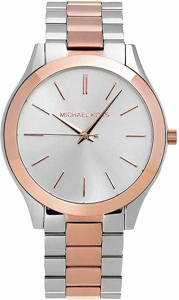  Shop Authentic Michael Kors Slim Runway White Dial Two Tone Steel Strap Watch for Women - MK3204 - Luxxuri