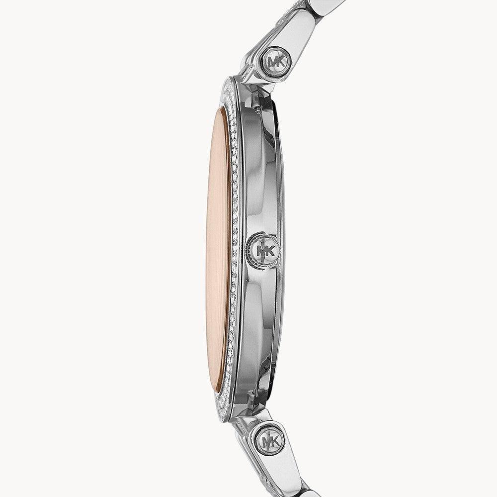  Shop Authentic Michael Kors Darci Orange Dial Silver Stainless Steel Strap Watch for Women - MK3218 - Luxxuri