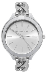  Shop Authentic Michael Kors Slim Runway Silver Dial Silver Steel Strap Watch for Women - MK3279 - Luxxuri