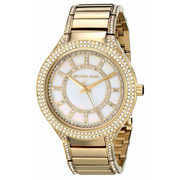  Shop Authentic Michael Kors Kerry Mother of Pearl Dial Gold Steel Strap Watch for Women - MK3312 - Luxxuri