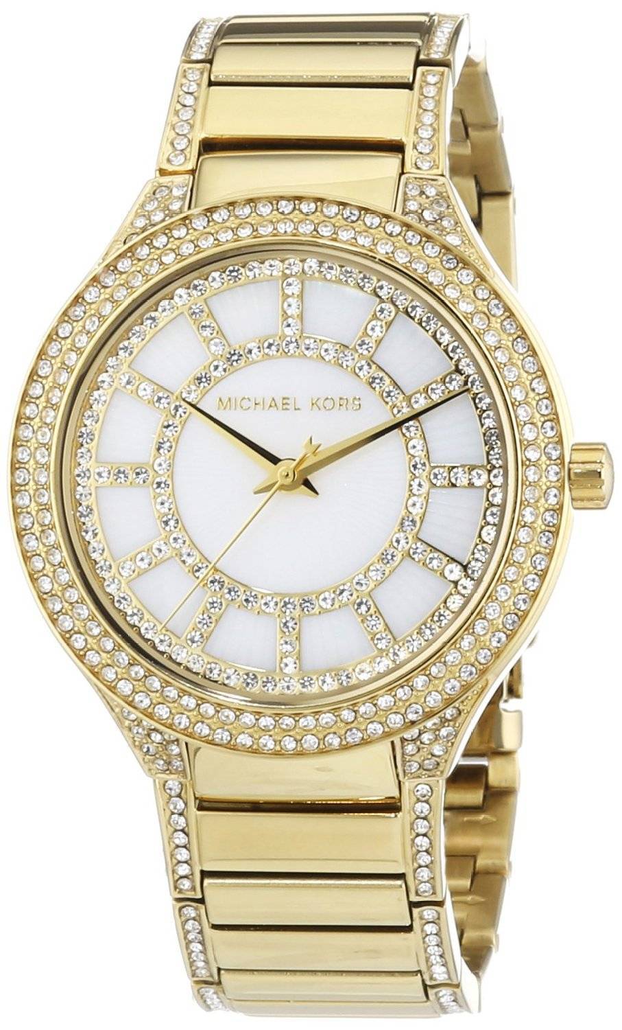  Shop Authentic Michael Kors Kerry Mother of Pearl Dial Gold Steel Strap Watch for Women - MK3312 - Luxxuri