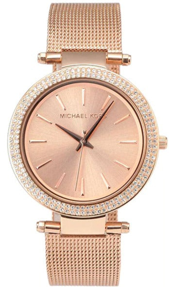  Shop Authentic Michael Kors Darci Rose Gold Dial Rose Gold Mesh Bracelet Watch for Women - MK3369 - Luxxuri