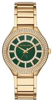  Shop Authentic Michael Kors Kerry Green Dial Gold Steel Strap Watch for Women - MK3409 - Luxxuri