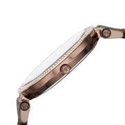  Shop Authentic Michael Kors Darci Quartz Brown Dial Brown Steel Strap Watch For Women - MK3416 - Luxxuri