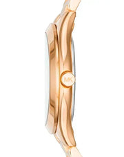  Shop Authentic Michael Kors Slim Runway Gold Dial Gold Steel Strap Watch For Women - MK3456 - Luxxuri