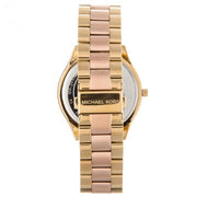  Shop Authentic Michael Kors Slim Runway Pink Dial Two Tone Steel Strap Watch for Women - MK3493 - Luxxuri