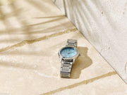  Shop Authentic Michael Kors Hartman Quartz Blue Dial Silver Steel Strap Watch For Women - MK3519 - Luxxuri