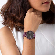  Shop Authentic Michael Kors Darci Black Dial Purple Steel Strap Watch for Women - MK3554 - Luxxuri
