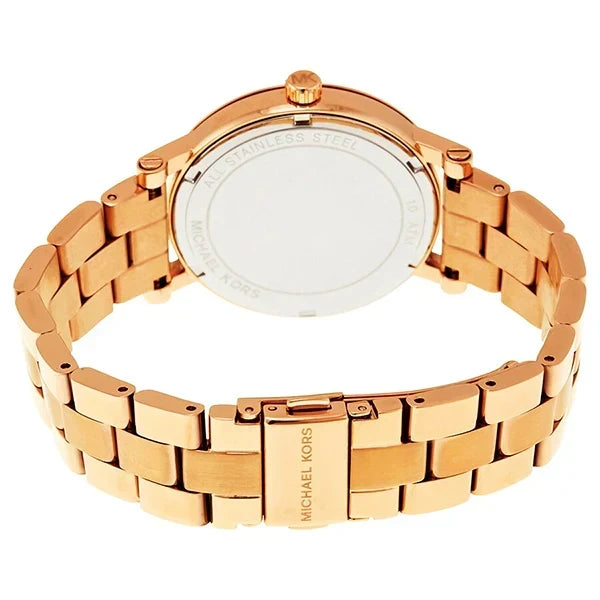  Shop Authentic Michael Kors Noire Black Dial Rose Gold Steel Strap Watch for Women - MK3585 - Luxxuri
