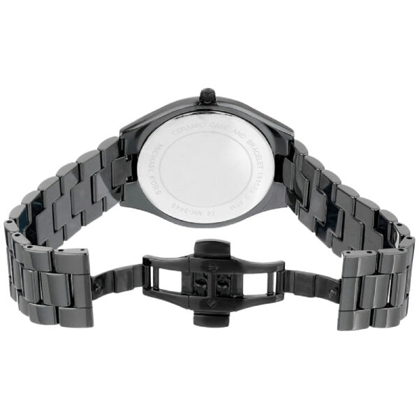  Shop Authentic Michael Kors Slim Runway Black Dial Black Steel Strap Watch for Women - MK3589 - Luxxuri