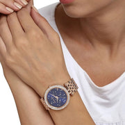  Shop Authentic Michael Kors Darci Blue Dial Rose Gold Steel Strap Watch for Women - MK3728 - Luxxuri