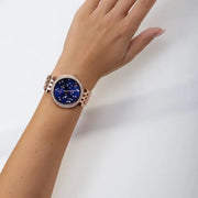  Shop Authentic Michael Kors Darci Blue Dial Rose Gold Steel Strap Watch for Women - MK3728 - Luxxuri