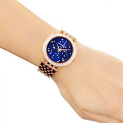  Shop Authentic Michael Kors Darci Blue Dial Rose Gold Steel Strap Watch for Women - MK3728 - Luxxuri