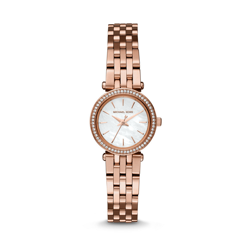  Shop Authentic Michael Kors Darci Analog Mother of Pearl Dial Rose Gold Steel Strap Watch For Women - MK3832 - Luxxuri
