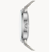  Shop Authentic Michael Kors Portia Silver Dial Silver Mesh Bracelet Watch for Women - MK3843 - Luxxuri