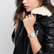  Shop Authentic Michael Kors Portia Silver Dial Silver Mesh Bracelet Watch for Women - MK3843 - Luxxuri