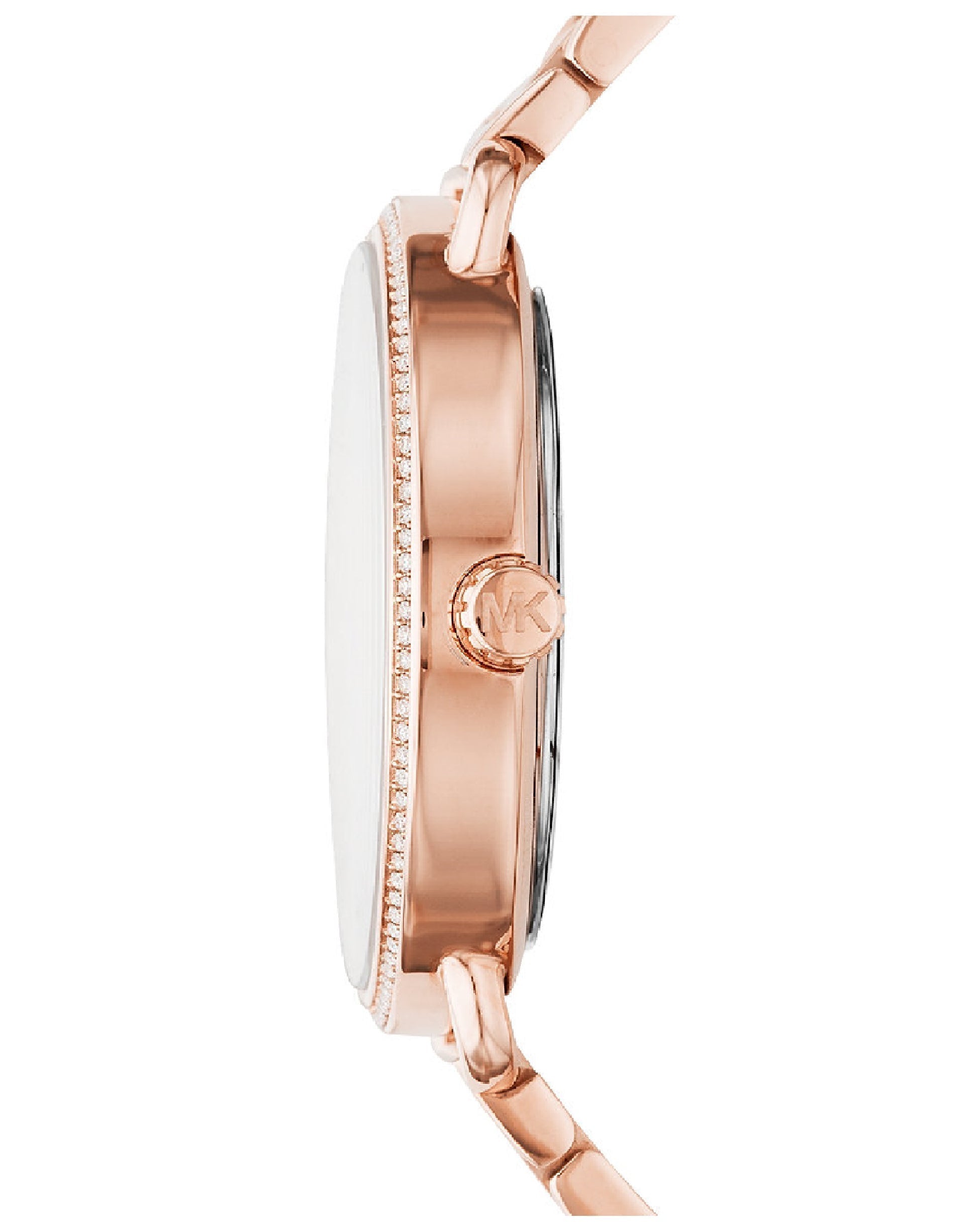  Shop Authentic Michael Kors Noire Black Dial Rose Gold Steel Strap Watch for Women - MK3585 - Luxxuri