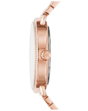  Shop Authentic Michael Kors Noire Black Dial Rose Gold Steel Strap Watch for Women - MK3585 - Luxxuri