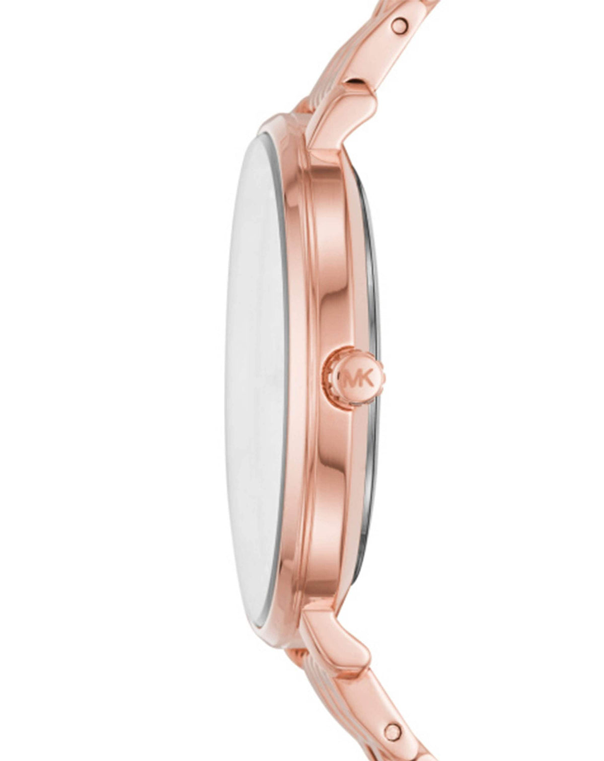 Shop Authentic Michael Kors Pyper Three-Hand Rose Gold Dial Rose Gold Steel Strap Watch For Women - MK3897 - Luxxuri