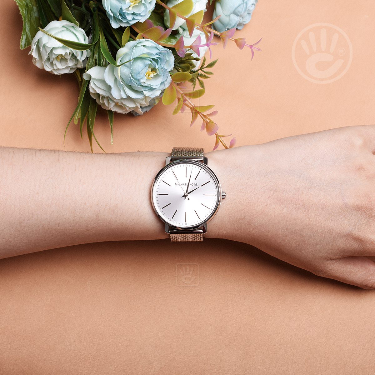  Shop Authentic Michael Kors Pyper Quartz White Dial Silver Mesh Strap Watch for Women - MK4338 - Luxxuri