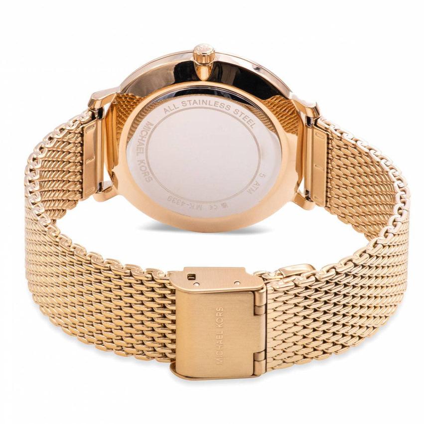 Shop Authentic Michael Kors Pyper Quartz Gold Dial Gold Mesh Strap Watch For Women - MK4339 - Luxxuri