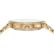  Shop Authentic Michael Kors Melissa Pave Gold Dial Gold Steel Strap Watch for Women - MK4371 - Luxxuri
