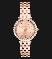  Shop Authentic Michael Kors Darci Quartz Rose Gold Dial Rose Gold Steel Strap Watch For Women - MK4514 - Luxxuri