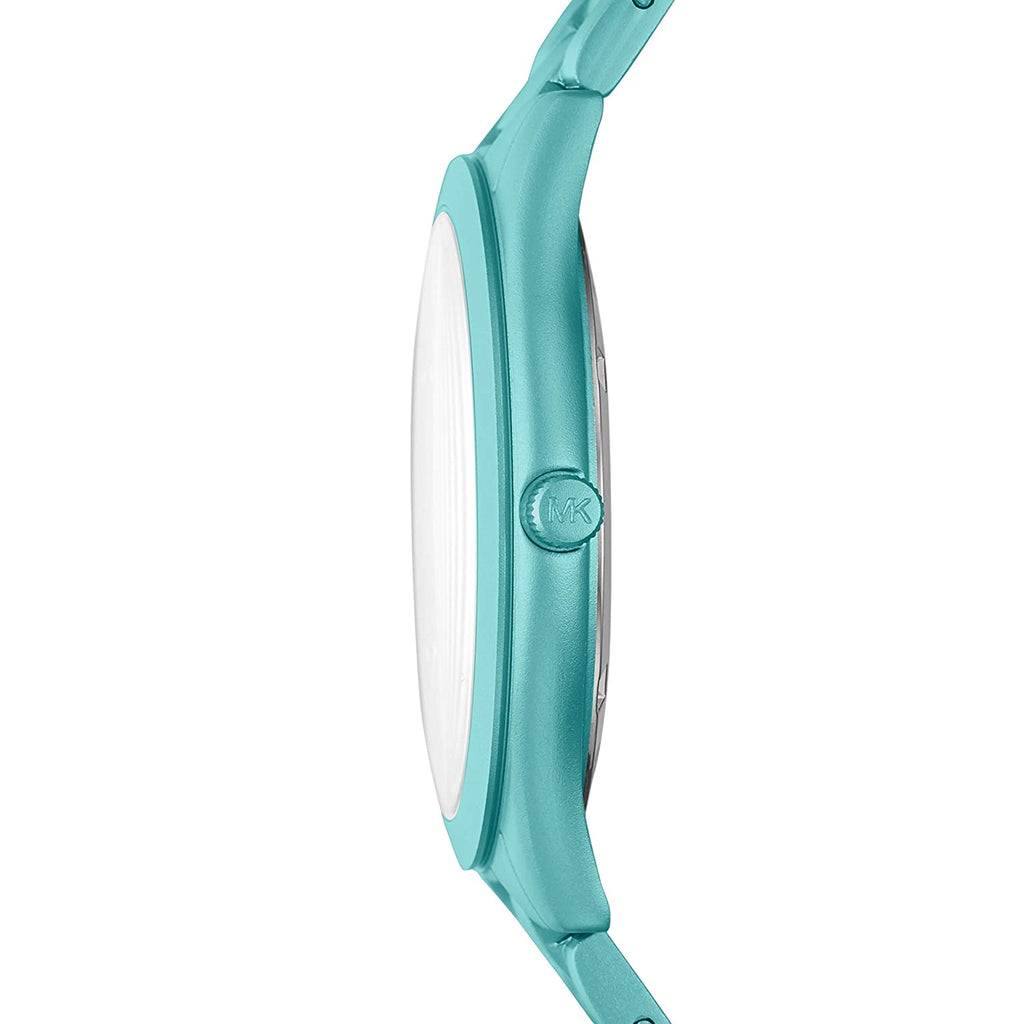  Shop Authentic Michael Kors Slim Runway Blue Dial Blue Steel Strap Watch For Women - MK4525 - Luxxuri