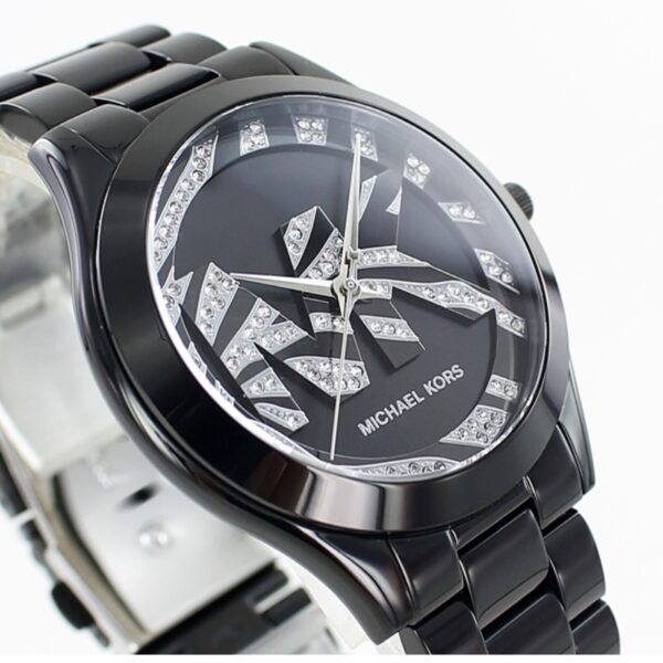  Shop Authentic Michael Kors Runway Quartz Black Dial Black Steel Strap Watch For Women - MK4562 - Luxxuri