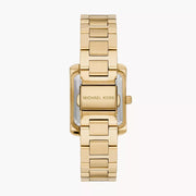  Shop Authentic Michael Kors Emery Three-Hand Crystals Silver Dial Gold Steel Strap Watch for Women - MK4640 - Luxxuri