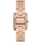  Shop Authentic Michael Kors Emery Three-Hand Crystals Silver Dial Rose Gold Steel Strap Watch for Women - MK4641 - Luxxuri
