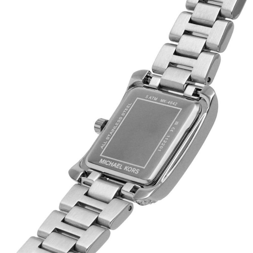  Shop Authentic Michael Kors Emery Three-Hand Crystals White Dial Silver Steel Strap Watch for Women - MK4642 - Luxxuri