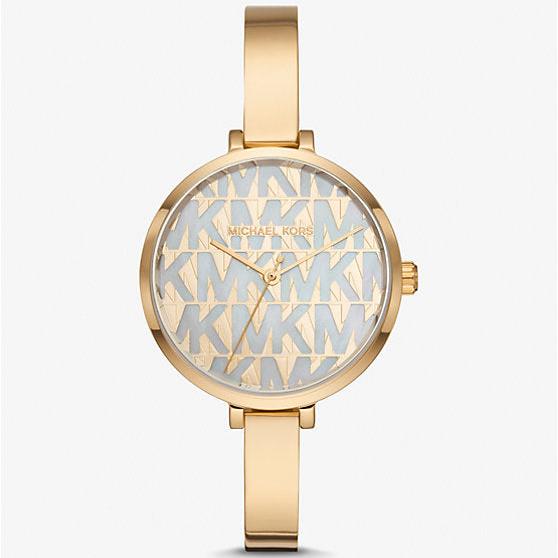  Shop Authentic Michael Kors Naia Quartz Gold Dial Gold Steel Strap Watch for Women - MK4687 - Luxxuri