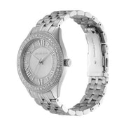  Shop Authentic Michael Kors Harlowe Three-Hand Quartz Silver Dial Silver Steel Strap Watch For Women - MK4708 - Luxxuri
